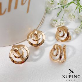 گوشواره طرح طلا برند ژوپینگ