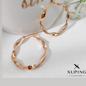 گوشواره حلقه ای طرح طلا برند ژوپینگ